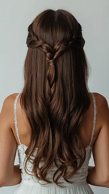 Here’s a title and two paragraphs based on the image and keyword “long classy hairstyles”: