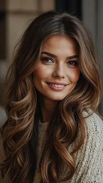 Natural and Radiant Fall Hair Inspiration