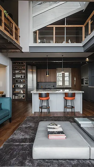 Vintage Inspired Loft Designs with a Modern Twist