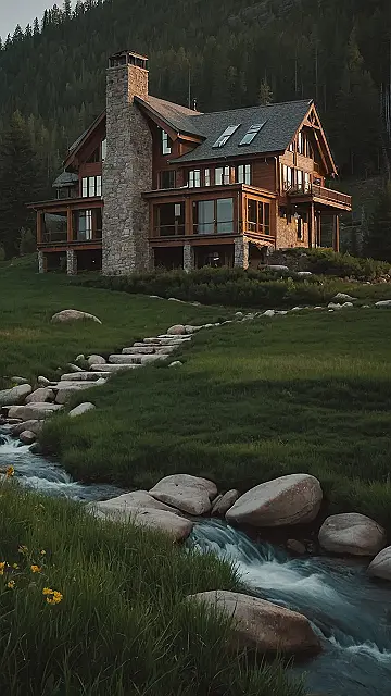 Welcoming Spaces Aesthetic Mountain House Design Concepts