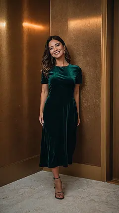 Bold Velvet Dress Styles to Showcase Personality