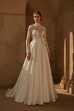 Timeless Elegance: High Neck Wedding Dresses for Winter Bliss