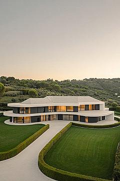 Luxury Villa Facade: Modern Contemporary Homes Exterior Brilliance