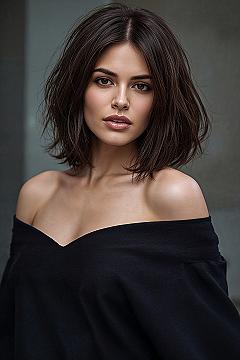 Chic Brunette Bob Haircuts: Medium Length Styles for 2024