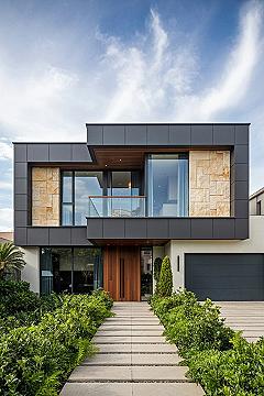 Sleek Modern House Exterior: Residential Architecture Perfection