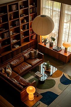 Mid Century Modern Living Room: European Elegance & Dream House Interiors