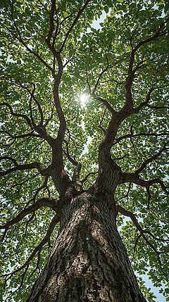 Lush Green Nature Wallpapers: Sunny Forest Canopy Photography