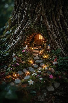 Enchanting Fairy Garden Ideas: Magical Tree Base Transformations