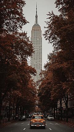NYC Autumn Vibes: Cozy Fall Cityscape Wallpapers & Aesthetic Photography