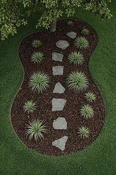 Enchanting Yard Landscaping Around Trees: Stone & Pathway Ideas