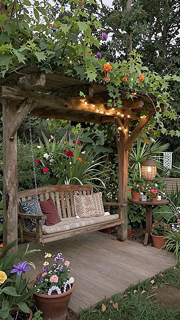 Adding a Wooden Pergola Over Your Backyard Swing