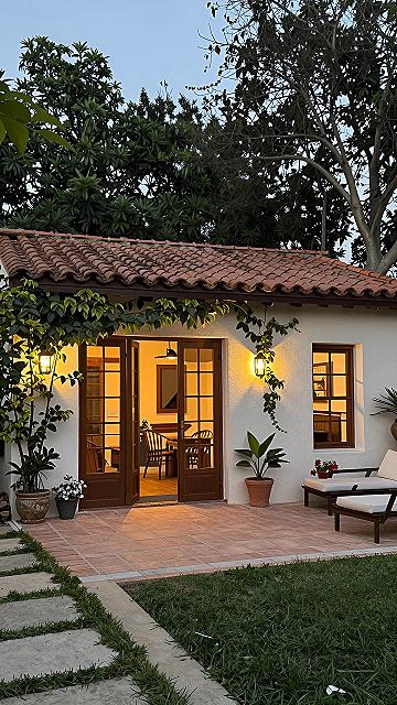 Designing a Cozy Backyard Guest House and Patio