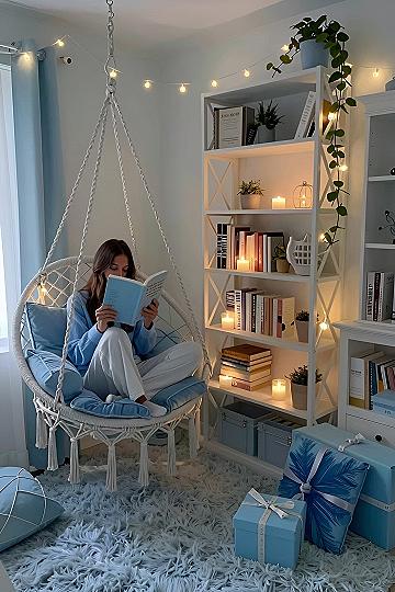 Hanging Reading Chairs for Small Rooms