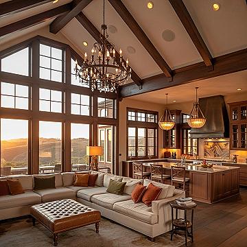 Dream House Design: Open-Concept Barn Style Living