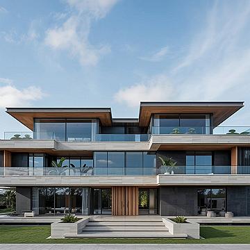 Modern Luxury Mansion Designs: Sleek Glass Villas & Smart Home Features