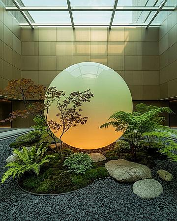 Serene Indoor Atrium: Designing Your Inner Zen Garden Sanctuary