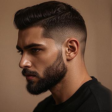 Sharp & Suave: Master the Taper Fade with Beard Style