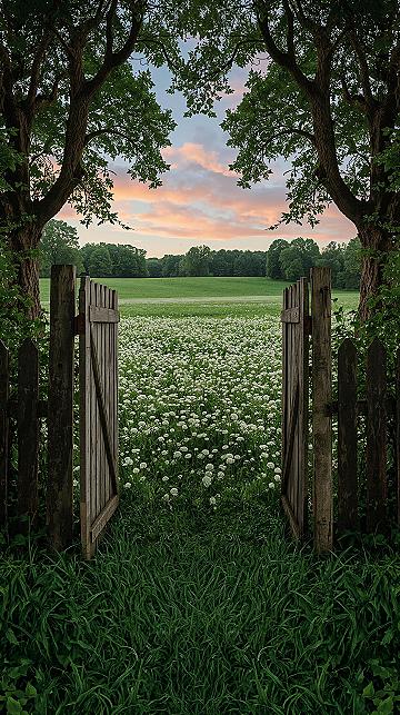 Vibrant Green Landscapes: Your Perfect Spring Nature Aesthetic Wallpaper