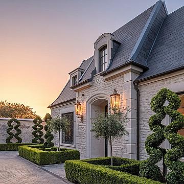 Modern French Country Architecture: Timeless Facade Villa