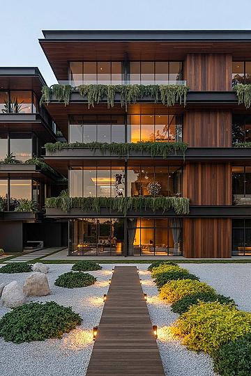 Luxury 2-Floor Modern Home Designs: Breathtaking Exterior Views