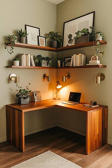 Warm & Stylish Butcher Block Desk Ideas for a Chic Home Office