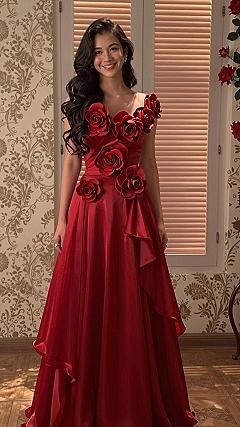 Making a Statement with Floral Accented Formal Gowns