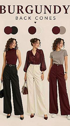 Balancing Deep Burgundy Hues With Everyday Neutrals