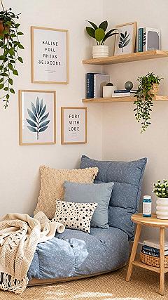 Creating a Relaxing Floor Seating Reading Nook