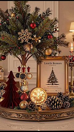 Styling a Festive Holiday Tray Display