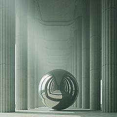 Surreal Architecture Dreams: Enchanting Courtyard Interior Design