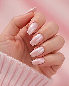 Glazed Donut Chrome Nails: The Delicate Art Trend of 2025