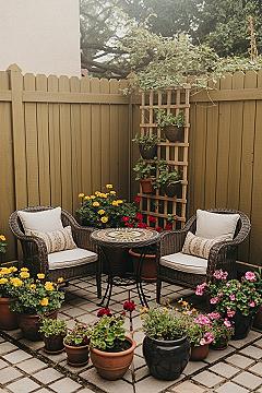 Budget-Friendly Backyard Patio Oasis: Cozy Corner Design