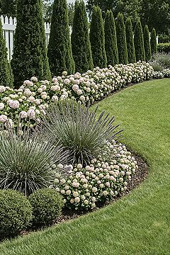 Layered Front Yard Landscaping: Colorful Garden Path Ideas & Curb Appeal