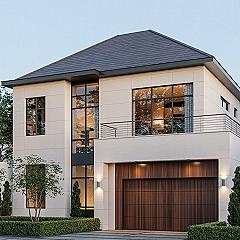 Modern House Models: Sleek 2-Story Exterior Design