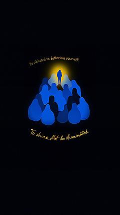 Aesthetic iPhone Wallpaper: Be True To Yourself Quotes