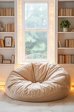 Minimalist Book Corner Design: Serene Reading Nook for Cozy Living