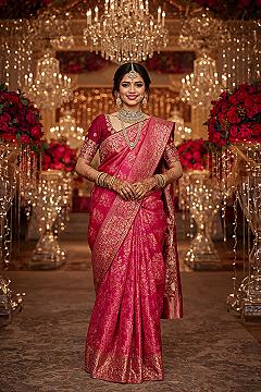 Beautiful Wedding Saree Secrets for a Grand Reception Look