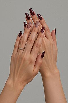 Stunning Red Ombre Nails: Maroon Gel Ideas for Formal Classy Looks