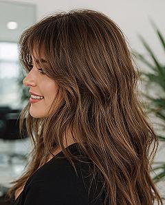 Curtain Bangs & Long Layers: The Ultimate Hairstyle Trend