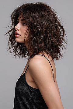 Master the Brunette Wolf Cut: Layered Styles with Face-Framing Appeal