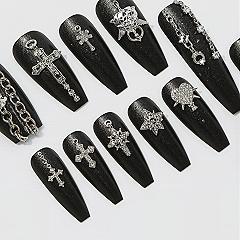 Top 7 Gothic Coffin Nails: Chains, Crosses & Edgy 3D Charms Unleashed