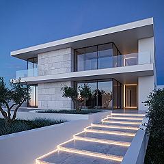 Modern White Homes: Aesthetic Exterior Designs for Contemporary Living