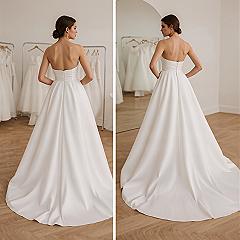 Ballroom vs. Flat Bustle: Finding Your Perfect Bridal Gown Fit