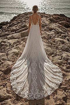 Low Back Lace Perfection: Destination & Beach Wedding Dreams