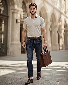 Mastering Jeans Business Casual: Stylish Men Casual Looks