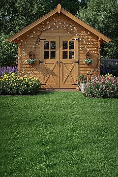 Cute Backyard Sheds: Rustic Garden Retreats with Pergolas