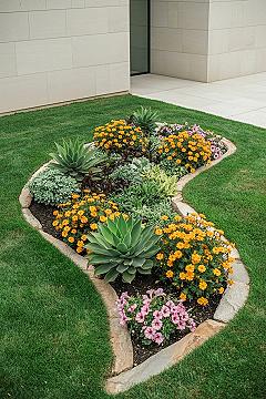 Vibrant Front Yard Flower Garden Designs for Stunning Landscapes
