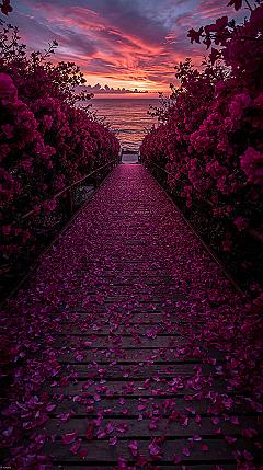 Paradise Found: Ocean Sunset & Pink Aesthetic Nature Views