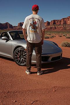 Rodeo Cowboy Tee & Cargos: Top Mens Streetwear Outfit Inspiration