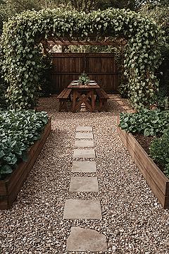 Dreamy Edible Garden Ideas: Creating a Backyard Oasis with Seating